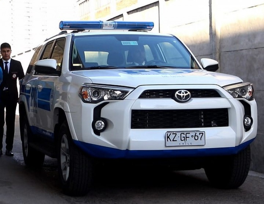 SUV Toyota All New 4Runner de la Policía de Investigaciones de Chile. Foto: PDI.