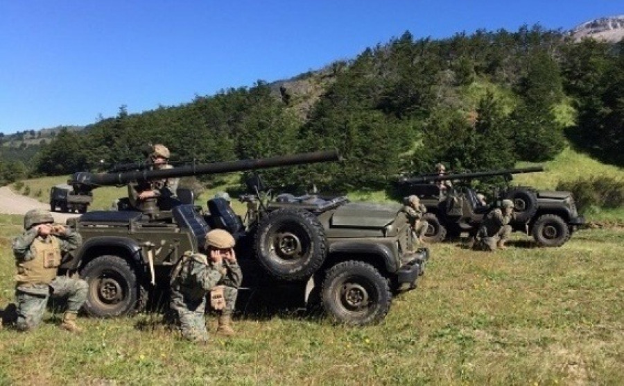 El Ejército de Chile tiene montados sus cañones sin retroceso M-40 en vehículos AIL Storm. Foto: Ejército de Chile
