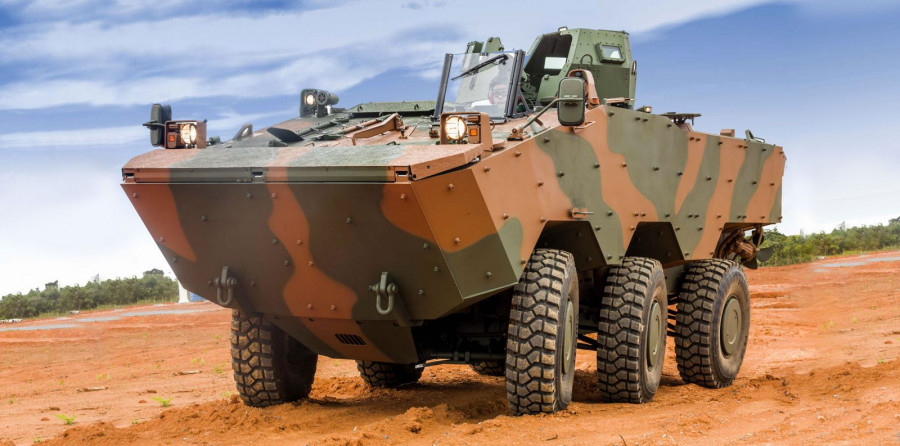El Guaraní está en servicio en Brasil y podría ser candidato para sustituir los carros Piraña de Chile. Foto: Iveco Defence Vehicles