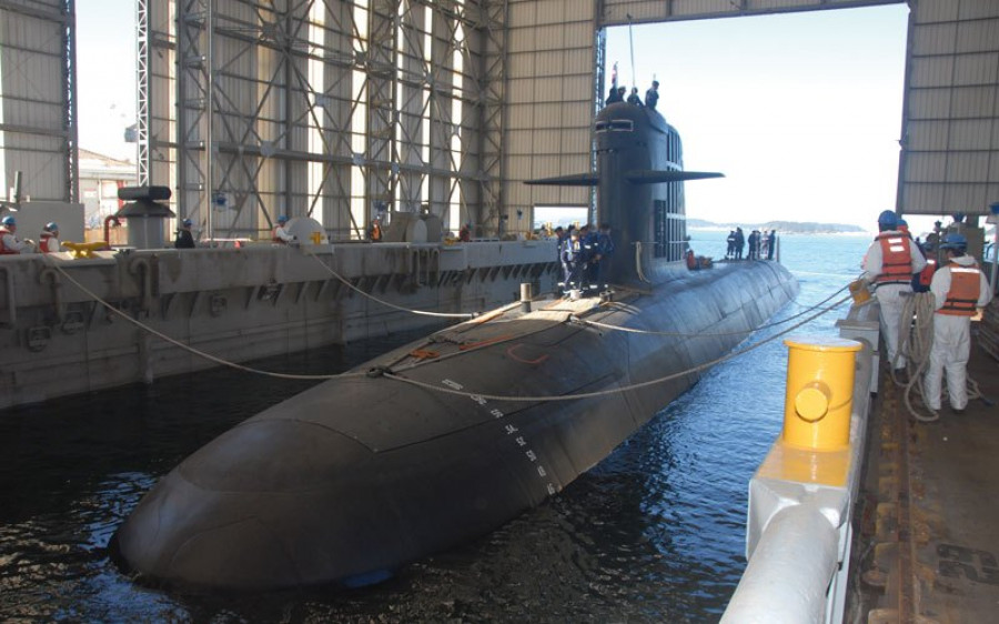 Asmar efectuó el refit de los submarinos Scorpène de la Armada de Chile. Foto: Asmar