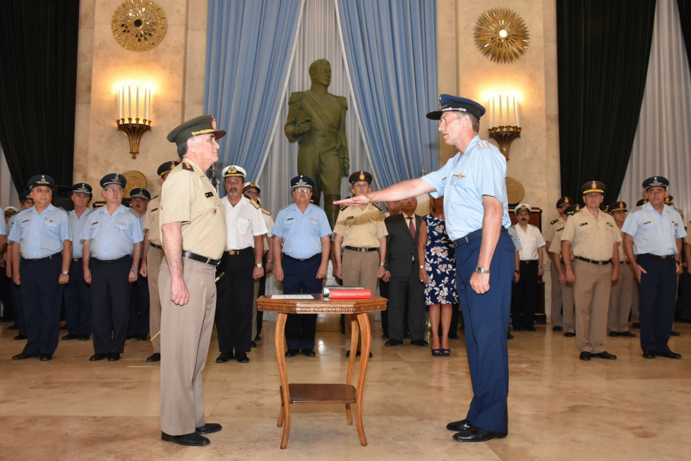 Roberto Andreasen asume como subjefe del Estado Mayor Conjunto. Foto: EMCO