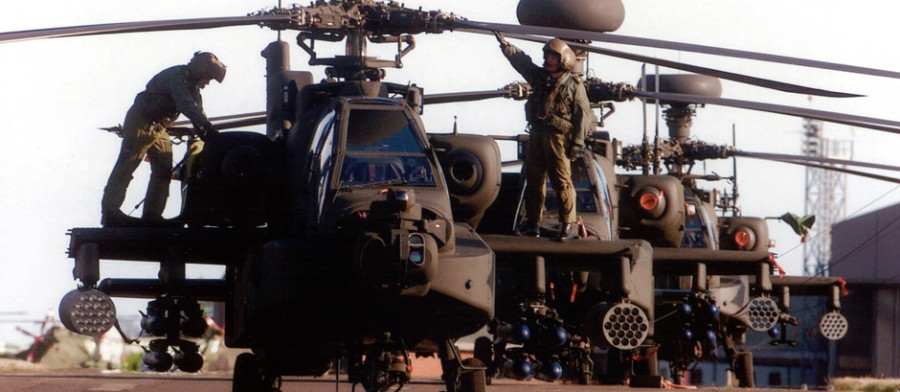 Helicópteros Apache AH MK1 británicos. Foto: Leonardo