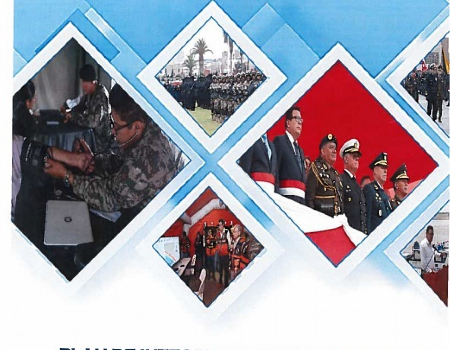 Carátula del Plan de Integridad y Lucha contra la Corrupción 2019-2020 del sector Defensa. Foto: Ministerio de Defensa del Perú.