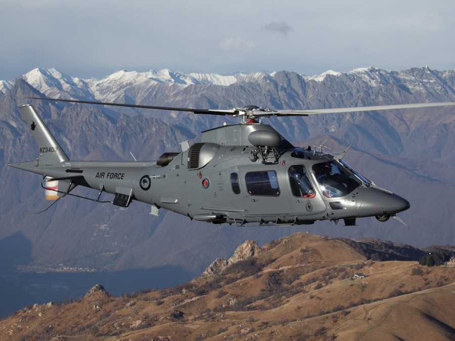 Helicóptero AW109 neozelandés. Foto: Leonardo