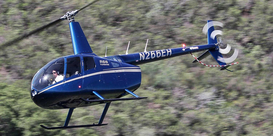Helicóptero Robinson R66 Turbine Foto: Robinson Helicopter.
