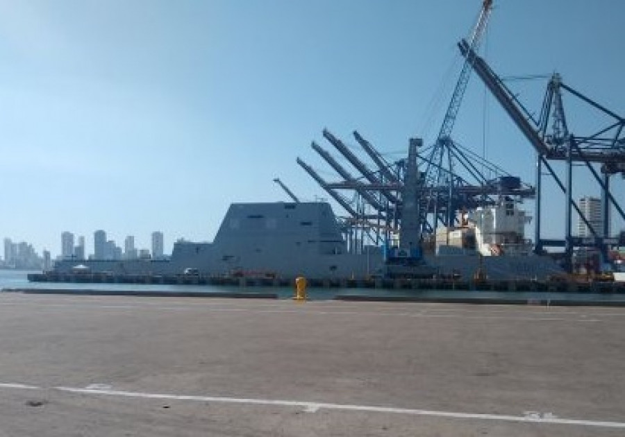 El Michael Monsoor en Cartegena de Indias.