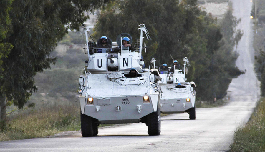 Convoy español en el Líbano. Foto: Ministerio de Defensa