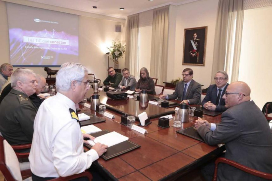 Reunión entre las diferentes administraciones en La Coruña. Foto: Ayuntamiento de La Coruña