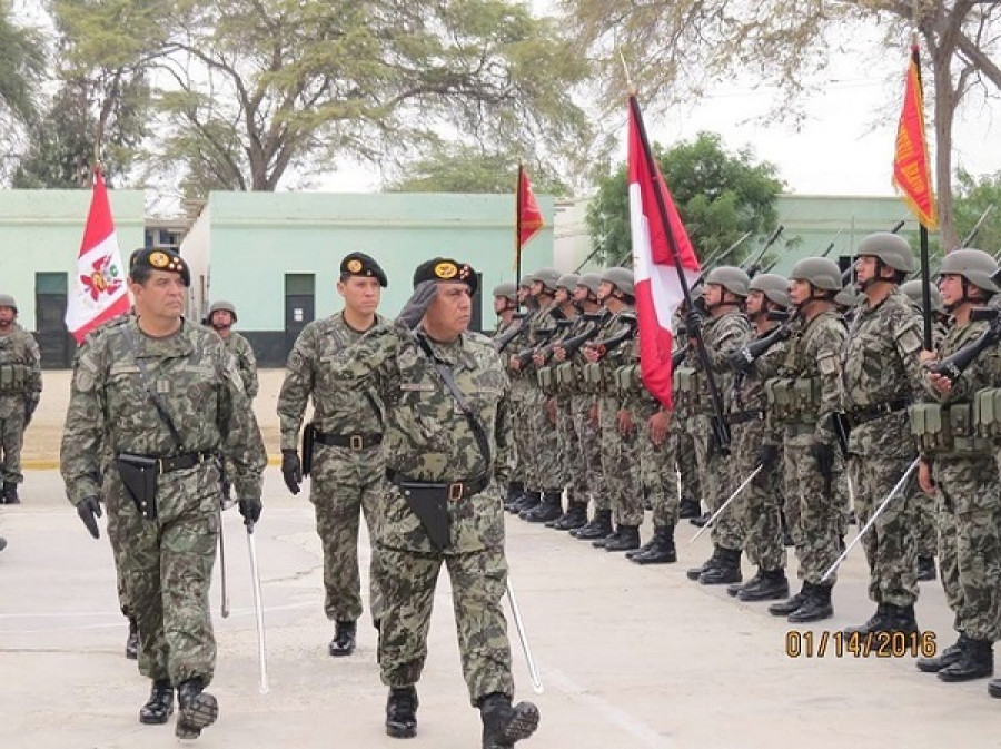 Peru Ejercito IDivision ENE16 EjPeru