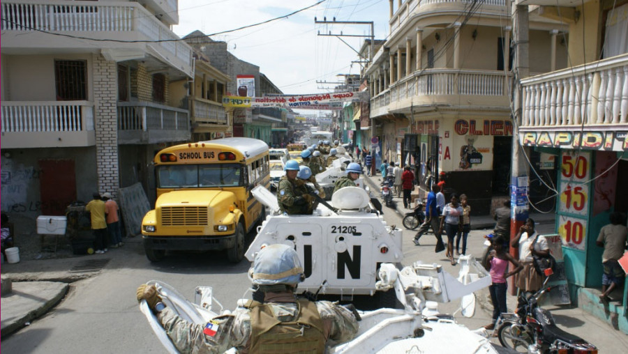 Personal militar chileno en Haiti