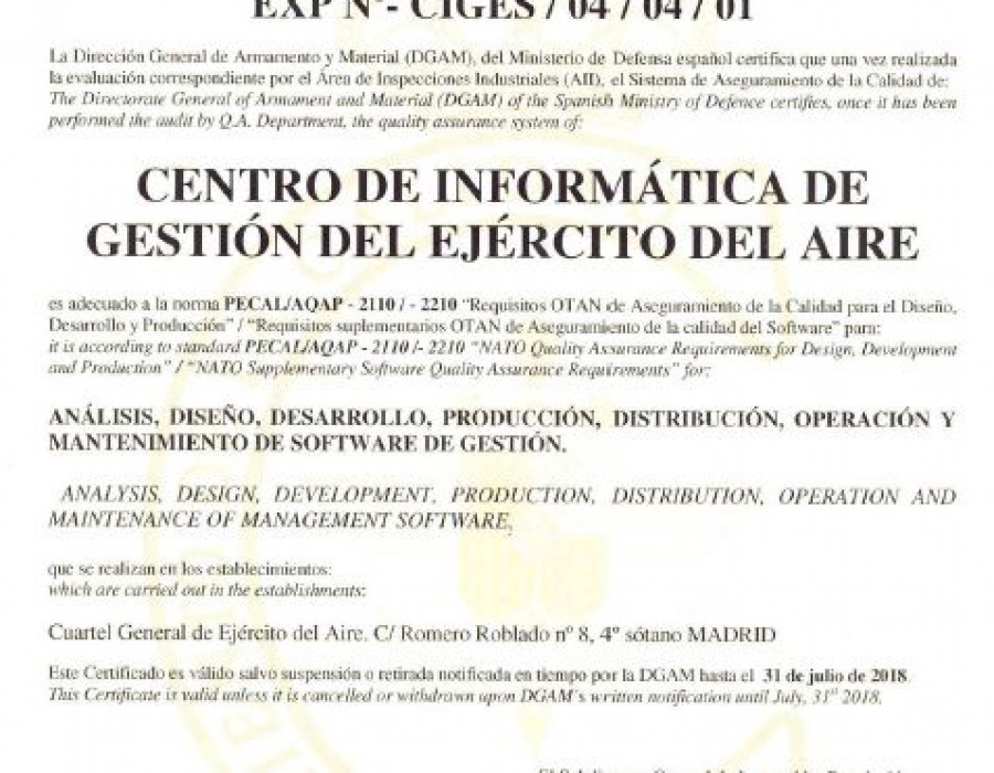 Centro de Informacion y Gestion calidad