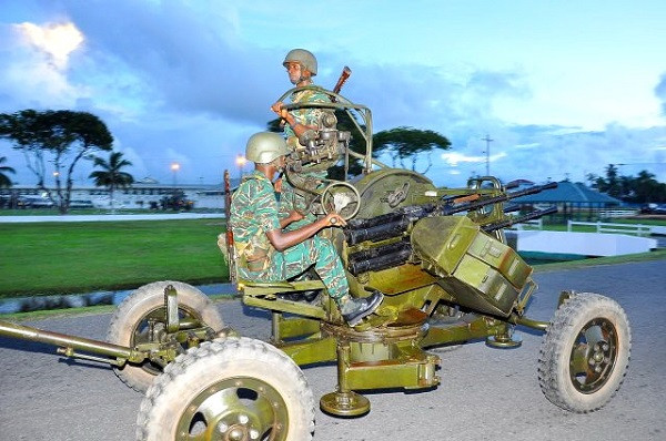 Guyana ZPU 4 14 5mmAA GdefenceForce