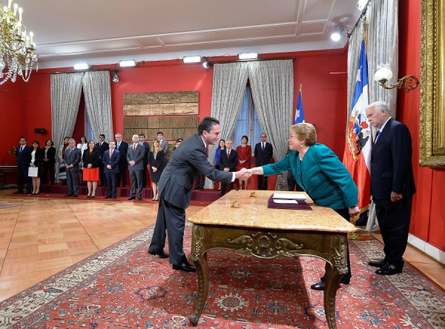 Chile Jose Antonio Gomez ministro de Defensa 11MAY15 PdeCh