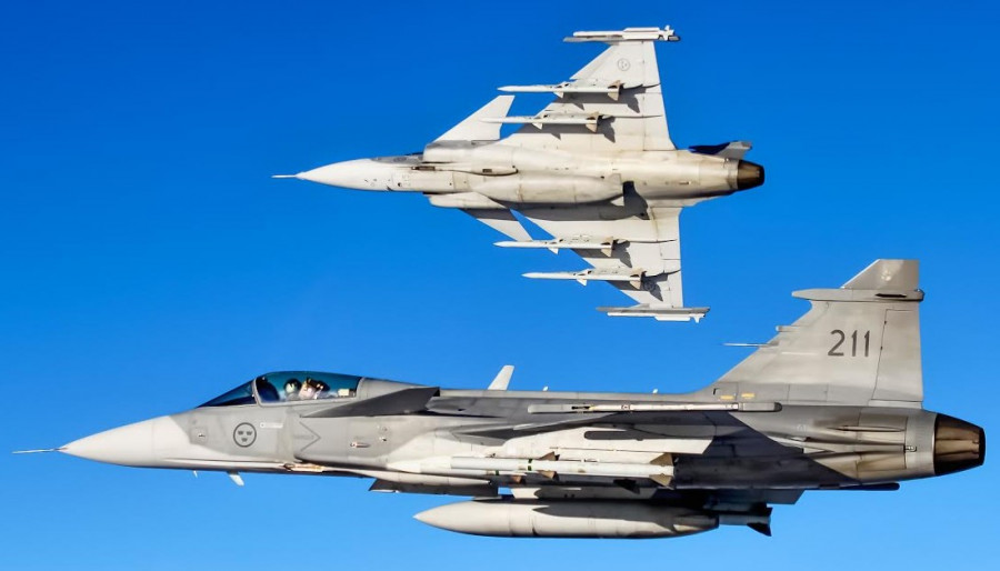 Gripen Flygvapnet Foto Kaiser Konrad autorizado 1099x628