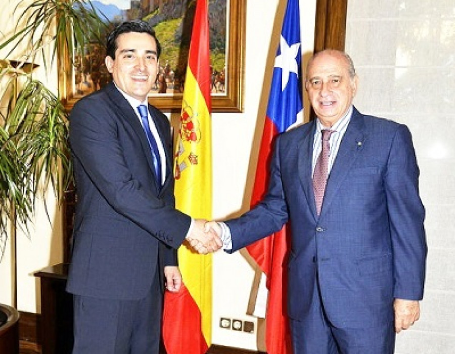 Reunion ministros del Interior de Espana y Chile