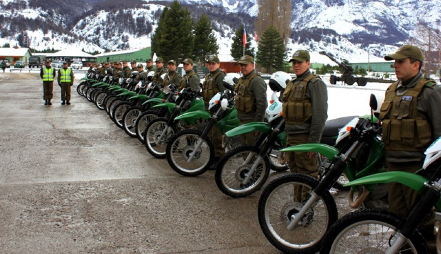 Motocicletas todo terreno de Carabineros de Chile