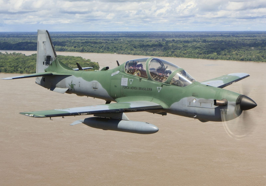150121 avion A29 Super Tucano Agencia Forca Aerea
