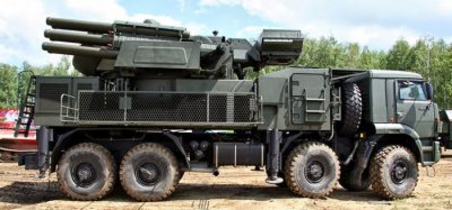 140904 camion artilleria lanzador PANTSIR S1 ROSOBORONOEXPORT