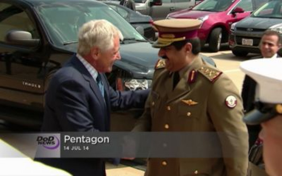 140716 estados unidos catar hagel Attiyah pentagono