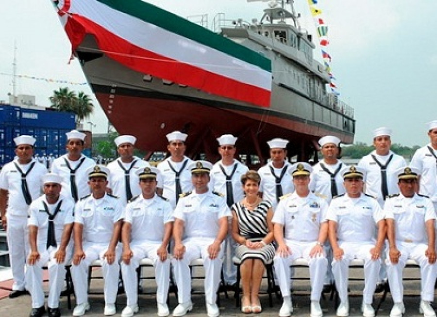 Armada de Mexico cuarto patrullero Damen 42071