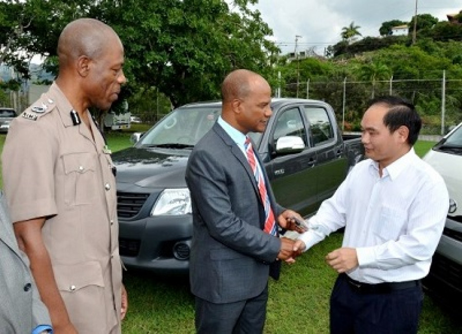 Jamaica Policia vehiculos China GobJam