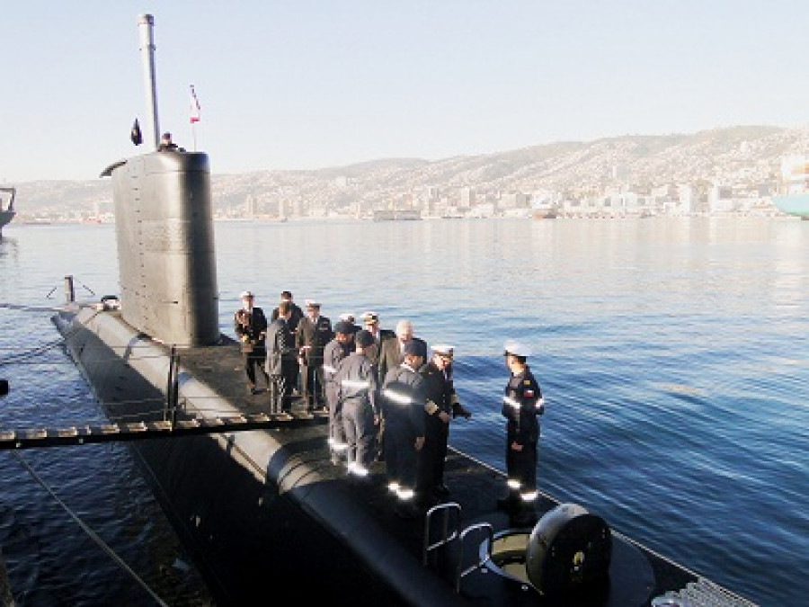 Arribo submarino Thomson a Chile