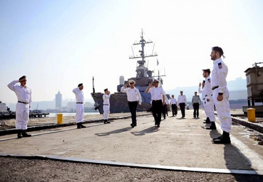 Visita comandante en jefe de la Armada de Chile a Israel