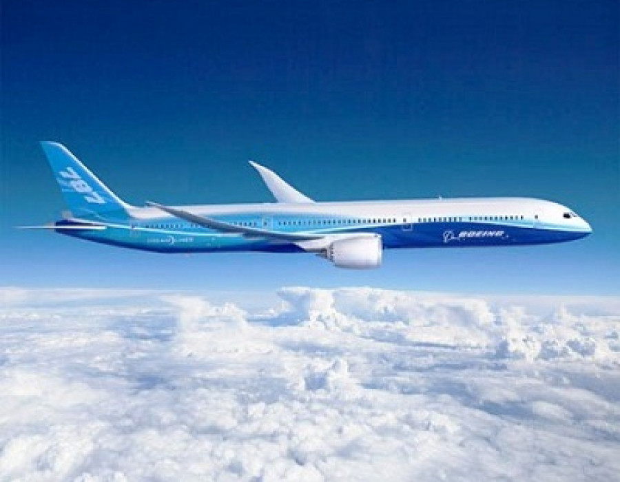 Foto nota Boeing 787 8 para Presidencia de Mexico arriba en septiembre 2