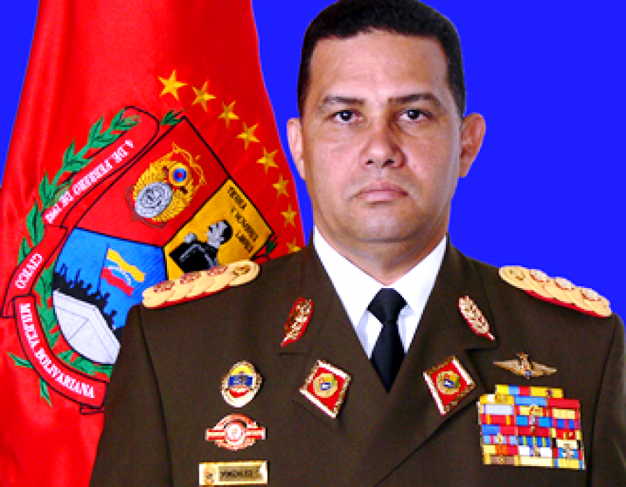 Venezuela MG Gustavo Gonzalez Lopez MiliciaBolivariana