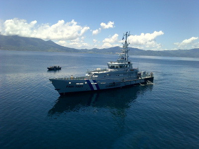 Foto arribo patrullera Damen a Honduras 1
