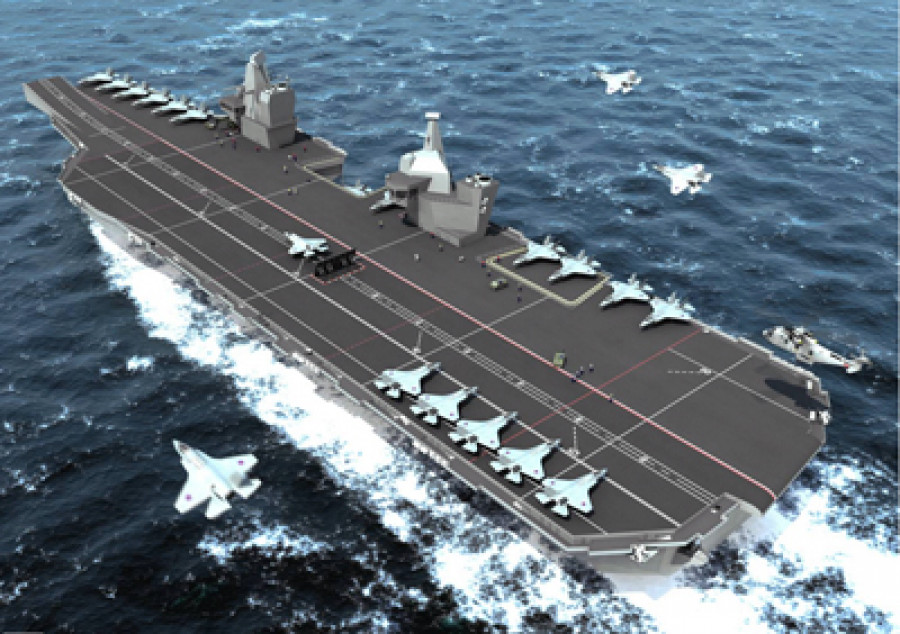 FORAN imagen virtual  portaaviones CVF