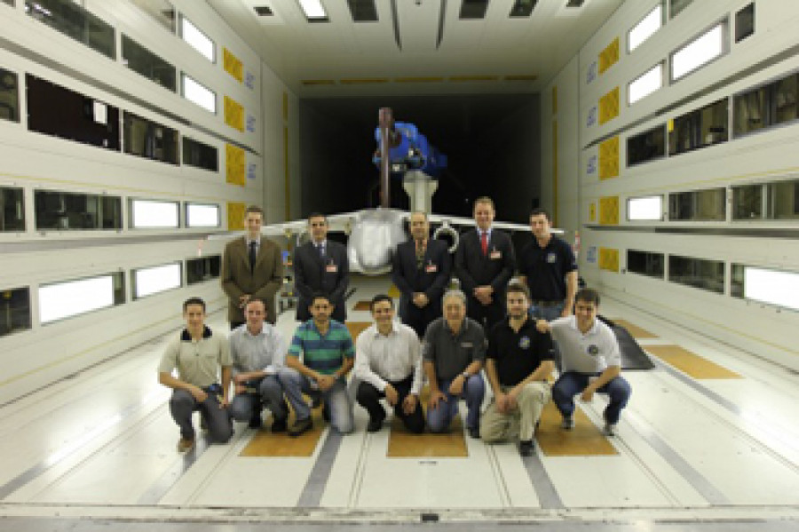 KC 390 wind tunnel