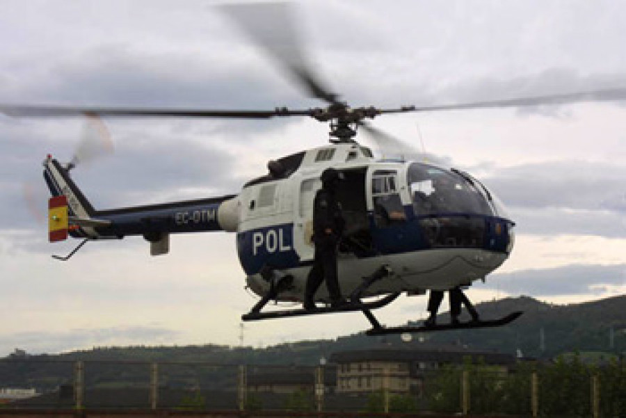 Policia helicoptero