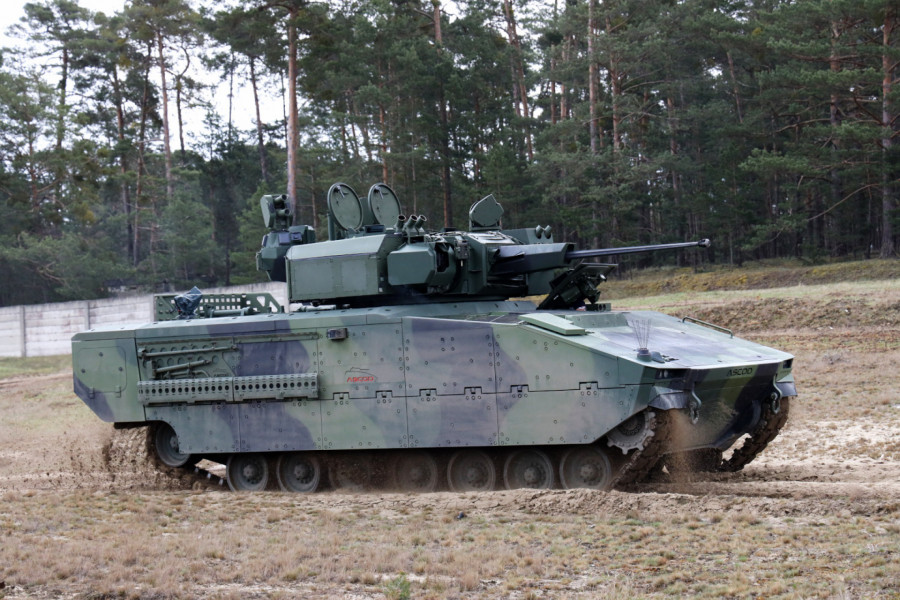 Demostración del blindado Ascod de SBS en Eslovaquia. Foto: Ministerio de Defensa de Eslovaquia
