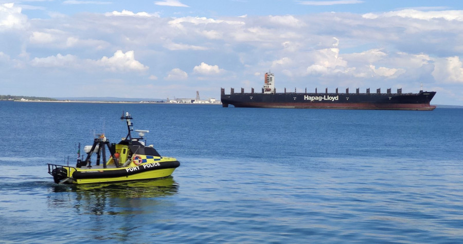 USV Vendaval de Navantia en el ejercicio REP MUS. Foto: B. CarrascoInfodefensa.com