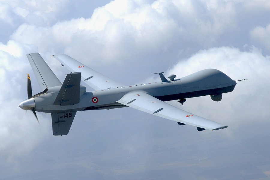 MQ-9A Predator B italiano. Foto: Ministerio de Defensa de Italia