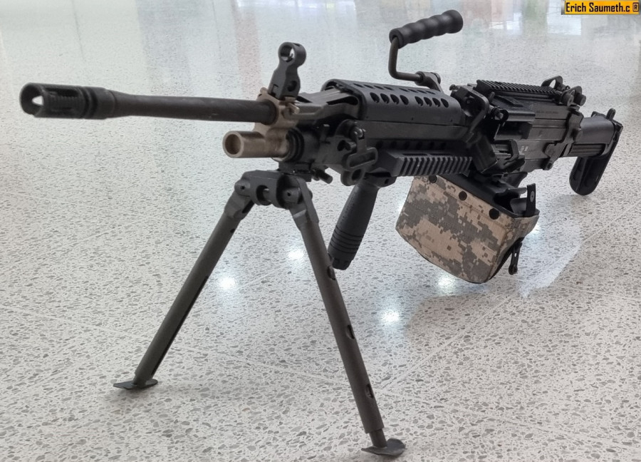 Ametralladora FN Herstal M-249. Foto: Infodefensa.com