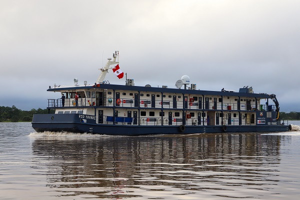 PLataforma Itinerante de Acción Social con Sostenibilidad, BAP Río Yavarí. Foto: Ministerio de Desarrollo e Inclusión Social del Perú