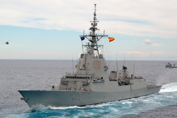 Fragata Almirante Juan de Borbón. Foto: Armada española