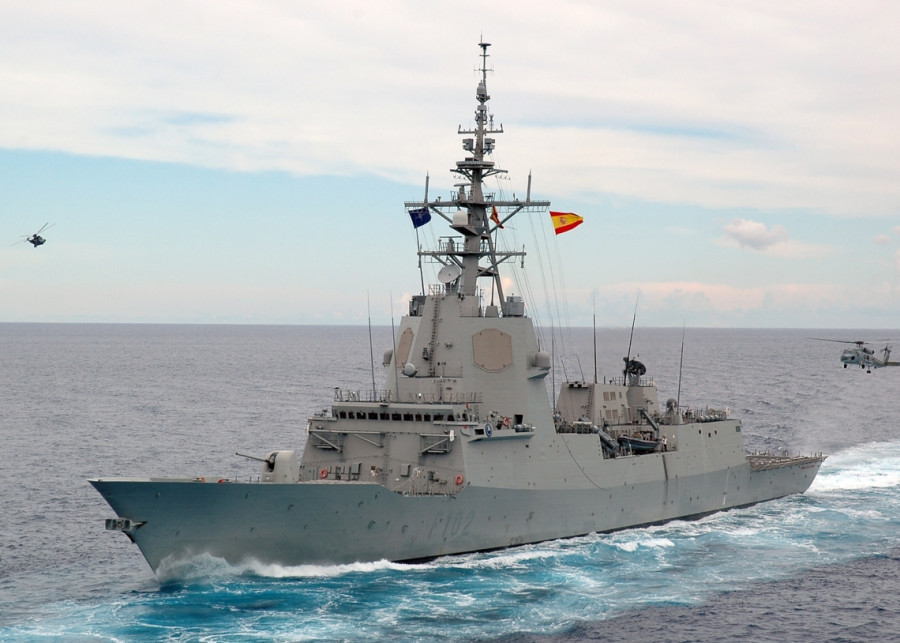 Fragata Almirante Juan de Borbón. Foto: Armada española