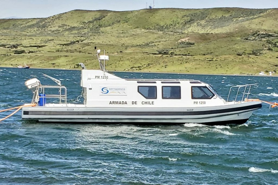 Lancha Pumar WR1250 Explorer. Foto: Servicio Nacional de Pesca