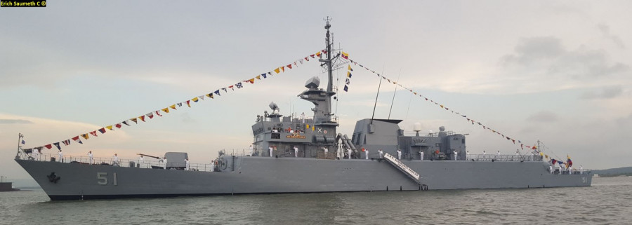 La fragata ARC Almirante Padilla. Foto: Infodefensa.com