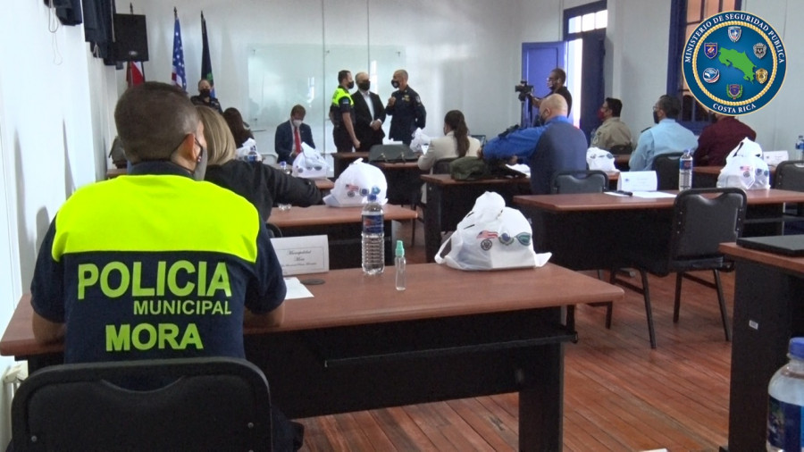 La Academia de Policía de Costa Rica capacitará a policías municipales. Foto: Ministerio de Seguridad de Costa Rica.