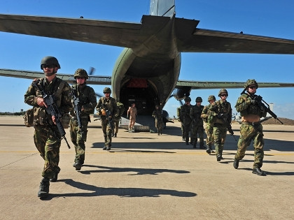 Soldados de una brigada aerotransportada del Ejército Alemán. Foto: Ejército Alemán