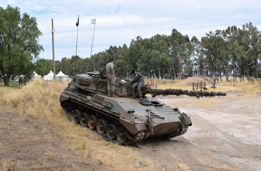 El Tanque Argentino Mediano Foto: Ministerio de Defensa.