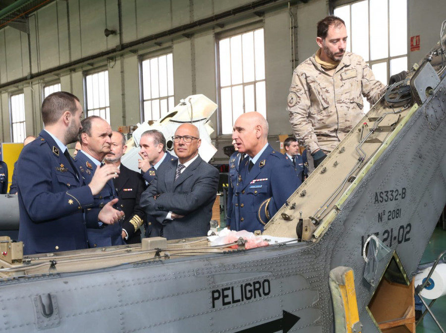 Visita del secretario de Estado de Defensa a la Maestranza Aérea de Madrid. Foto: Ejército del Aire