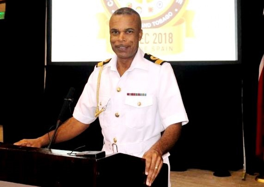 Comodoro Tellis Bethel, jefe del Estado Mayor de la Real Fuerza de Defensa de Las Bahamas. Foto: Geraldine Cook  Diálogo.