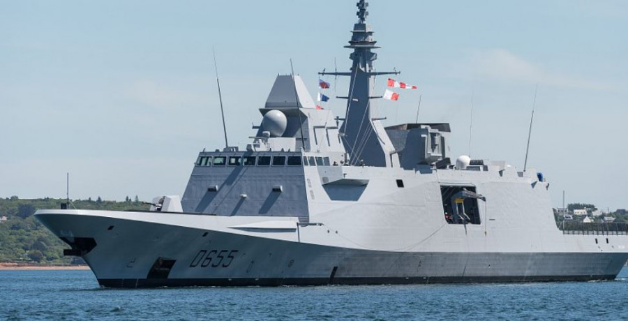 Fragata Fremm Bretagne. Foto: Armada francesa
