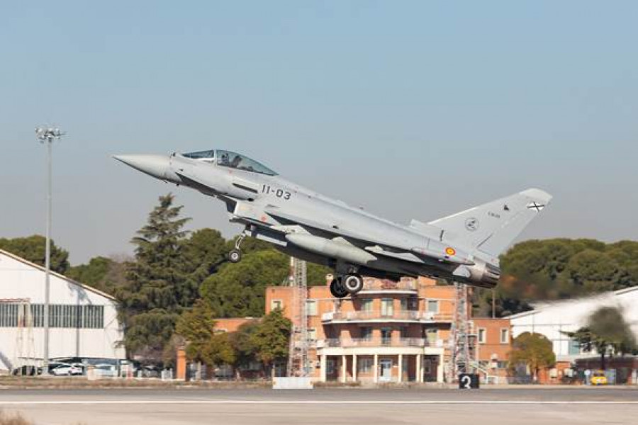 Primer Eurofighter Tranche 1 modernizado del Ejército del Aire Foto: Airbus