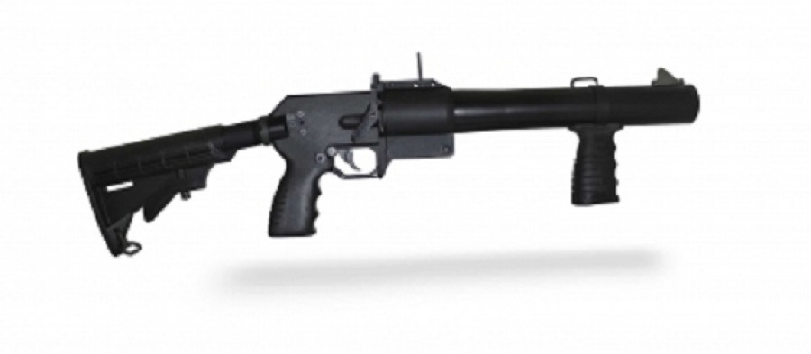 Escopeta lanza gas monotiro de calibre 3738 mm. Foto: Combined Systems